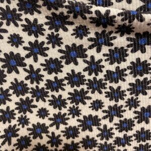 Line & Dot Kids Long Sleeve Tee - Black and Blue Floral